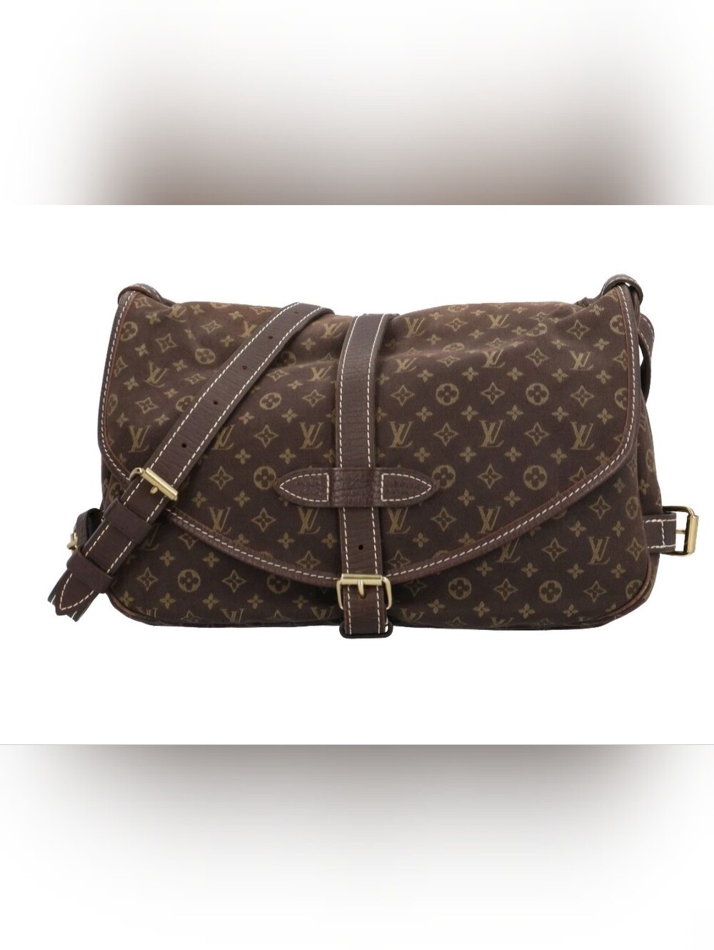 LOUIS VUITTON Shoulder Bag Cross Body M95227 Monogram mini run Saumur 30